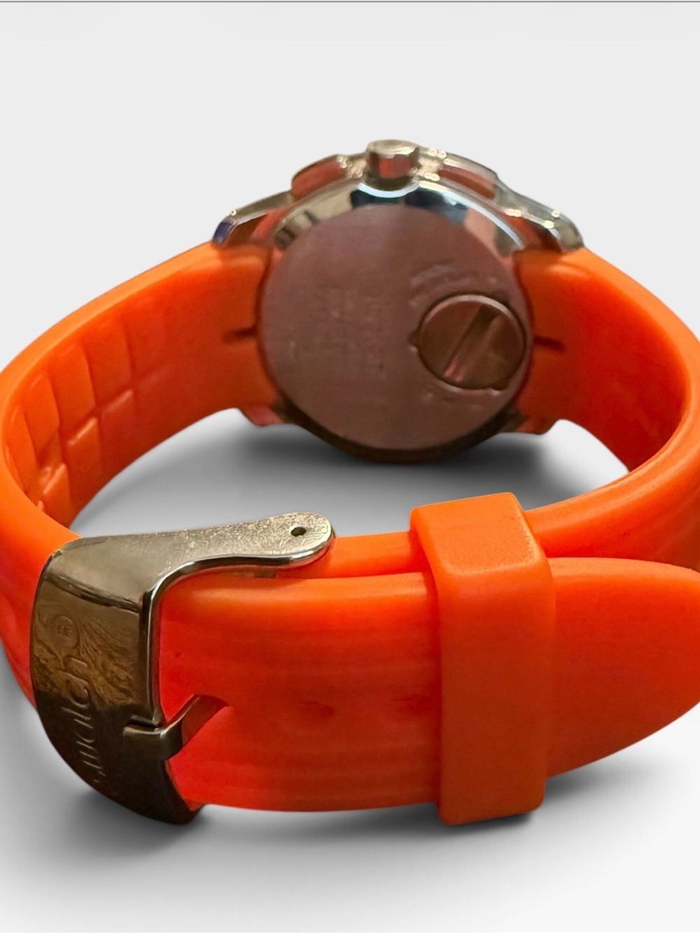 Vintage Swatch Irony Retrograde Bring Back YRS405 Orange Chronograph Watch - Picture 5 of 7